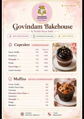 Menu preview